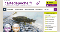 Desktop Screenshot of cartedepeche.fr